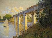 The Railway Bridge at Argenteuil Claude Monet